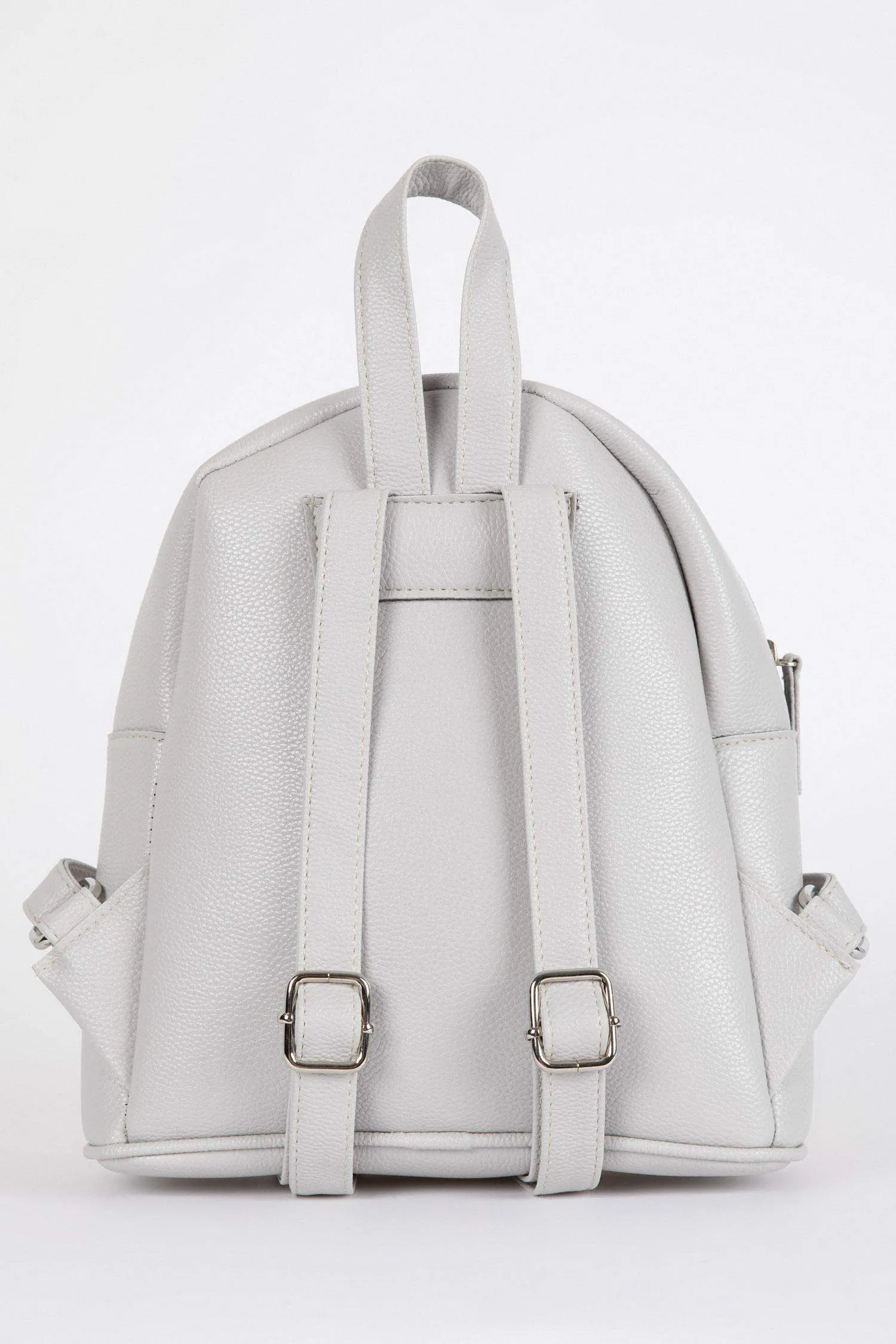 Unisex Faux Leather School Backpack