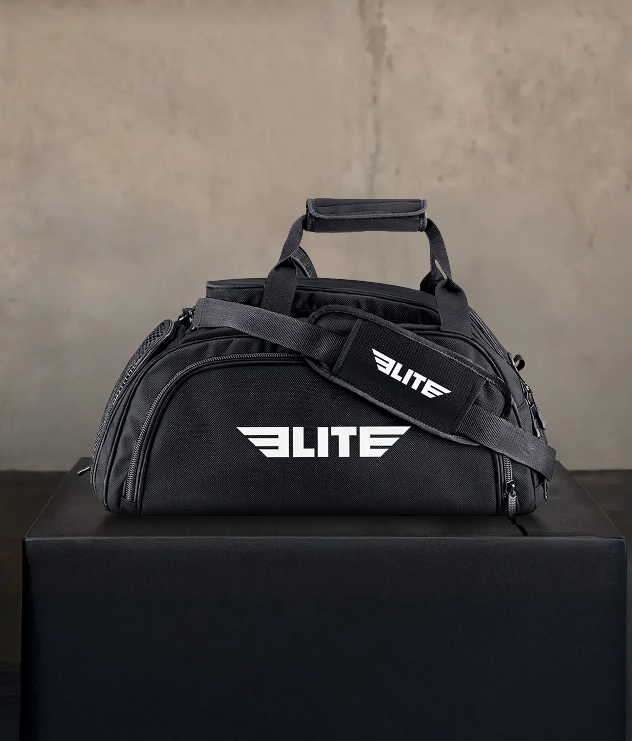 Warrior Black Large Duffel Training Gear Gym Bag