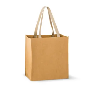 Washable Kraft Paper Tote Bag - Typhoon