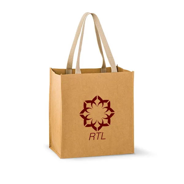 Washable Kraft Paper Tote Bag - Typhoon
