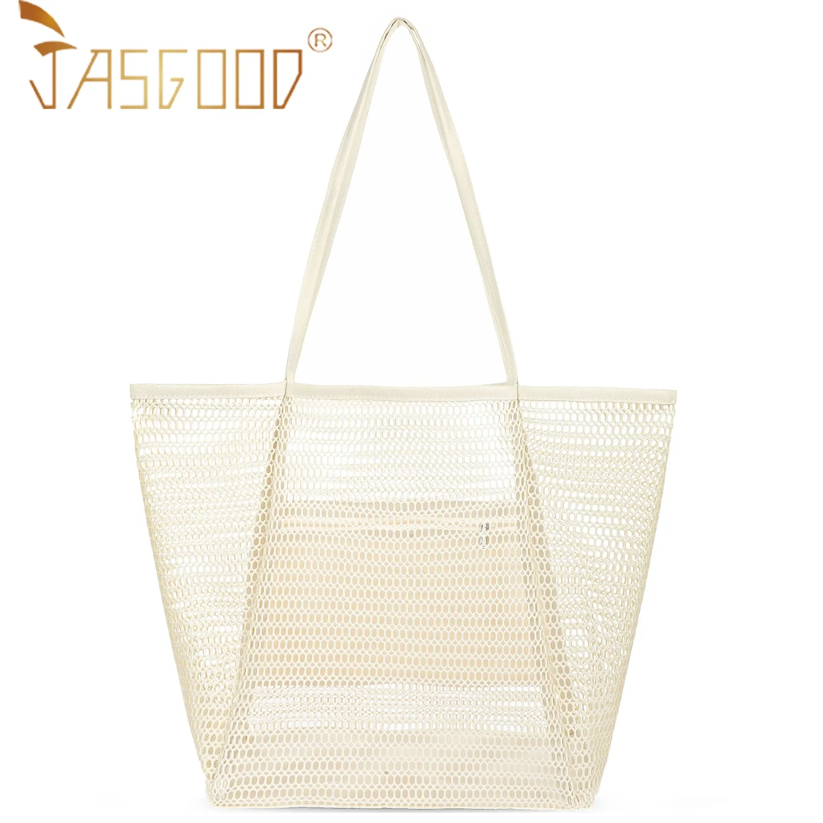 Women Mesh Beach Tote Shoulder Handbag Large Hobo Bags