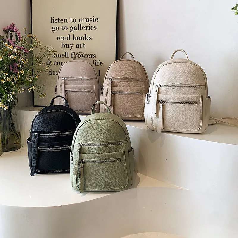 Women's Female Korean Chic Unique Commuter Backpacks
