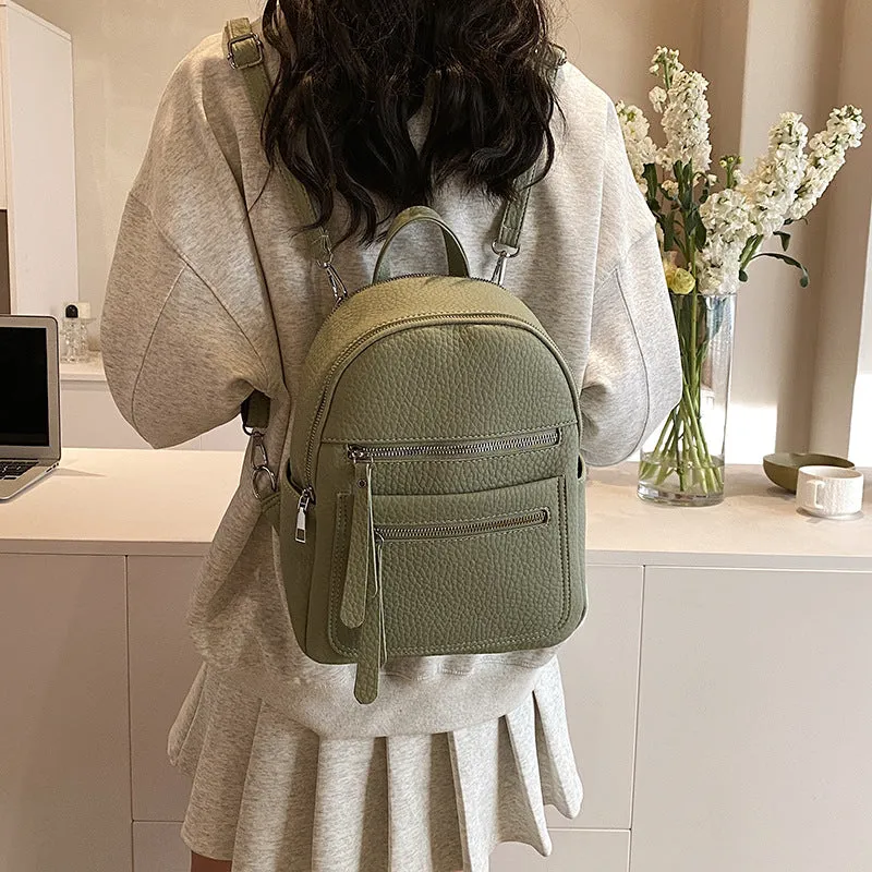 Women's Female Korean Chic Unique Commuter Backpacks