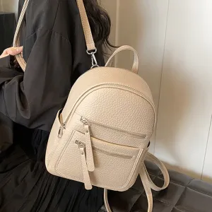 Women's Female Korean Chic Unique Commuter Backpacks