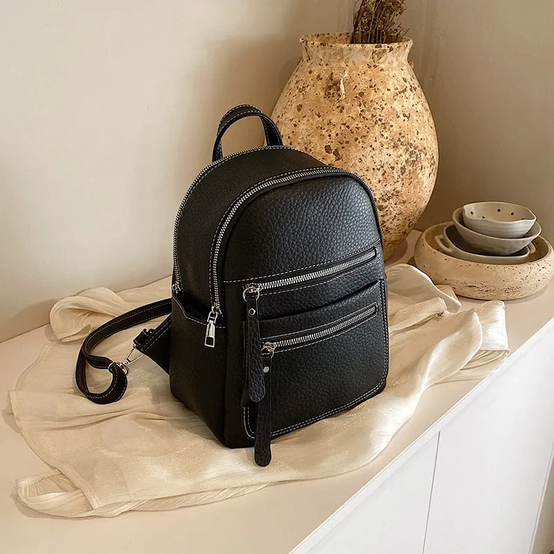 Women's Female Korean Chic Unique Commuter Backpacks