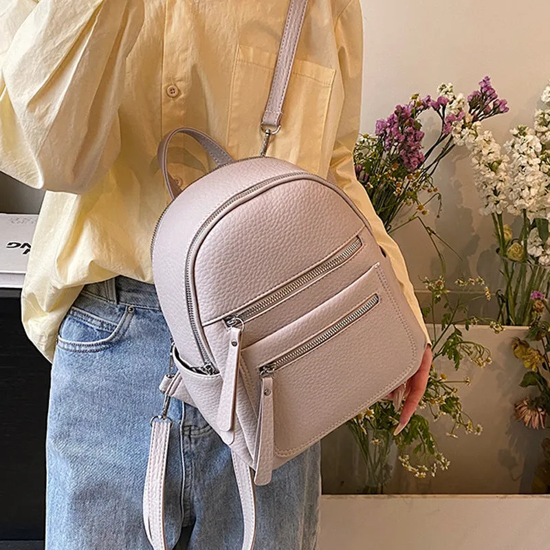 Women's Female Korean Chic Unique Commuter Backpacks