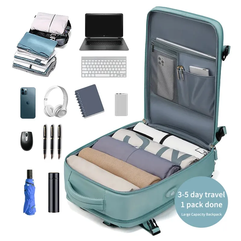 Women's Laptop Backpack with USB Charging - 15.6 Inch