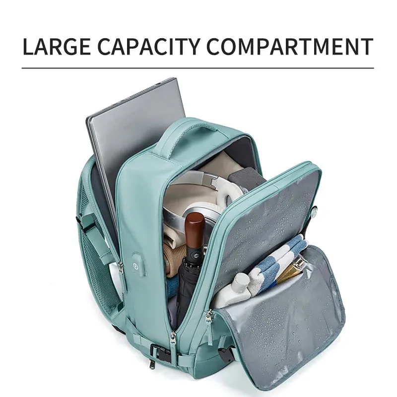 Women's Laptop Backpack with USB Charging - 15.6 Inch