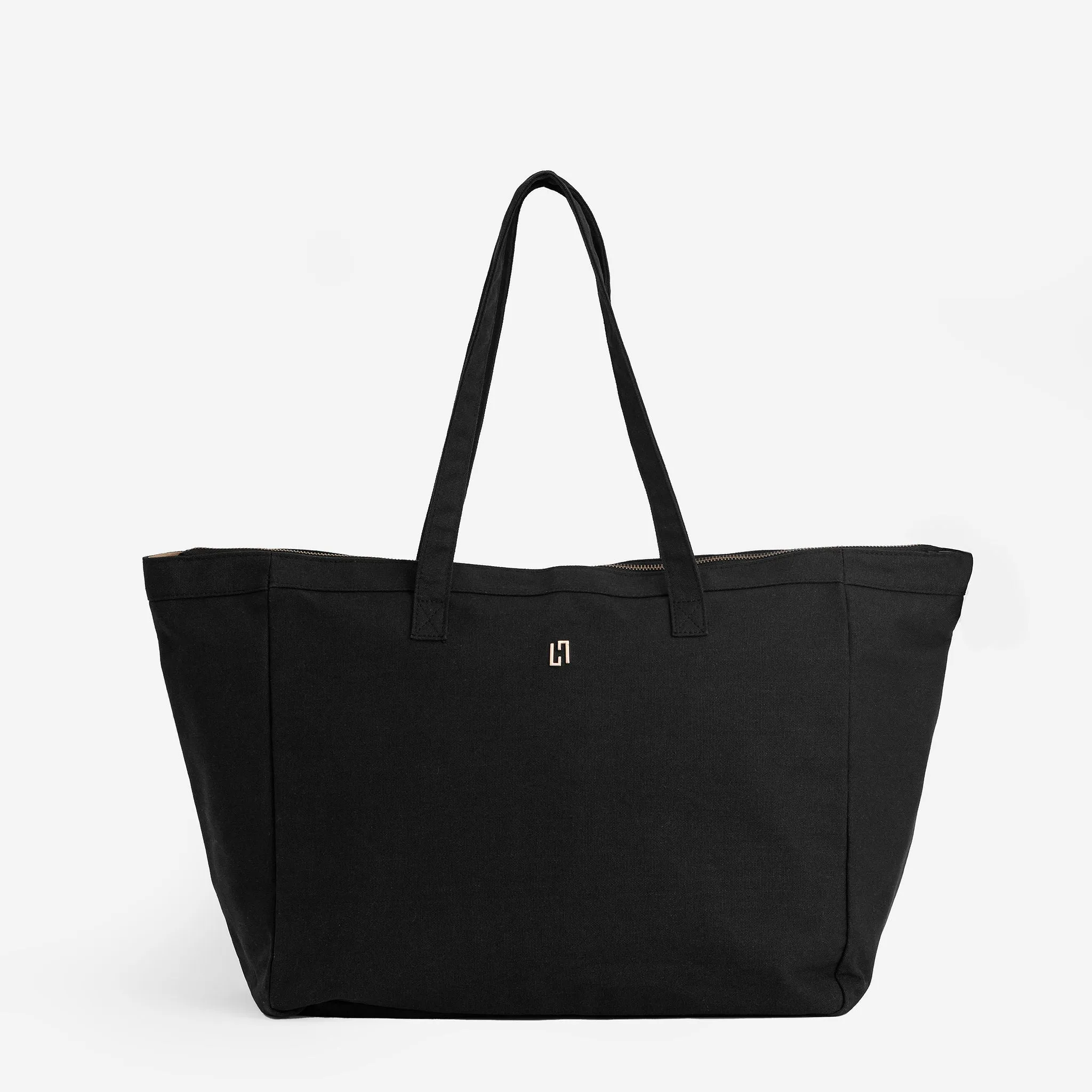 Woollahra Reversible Gym Bag - Black/Sand