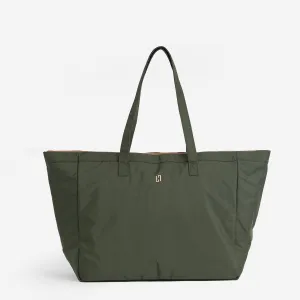 Woollahra Reversible Gym Bag - Khaki/Tan
