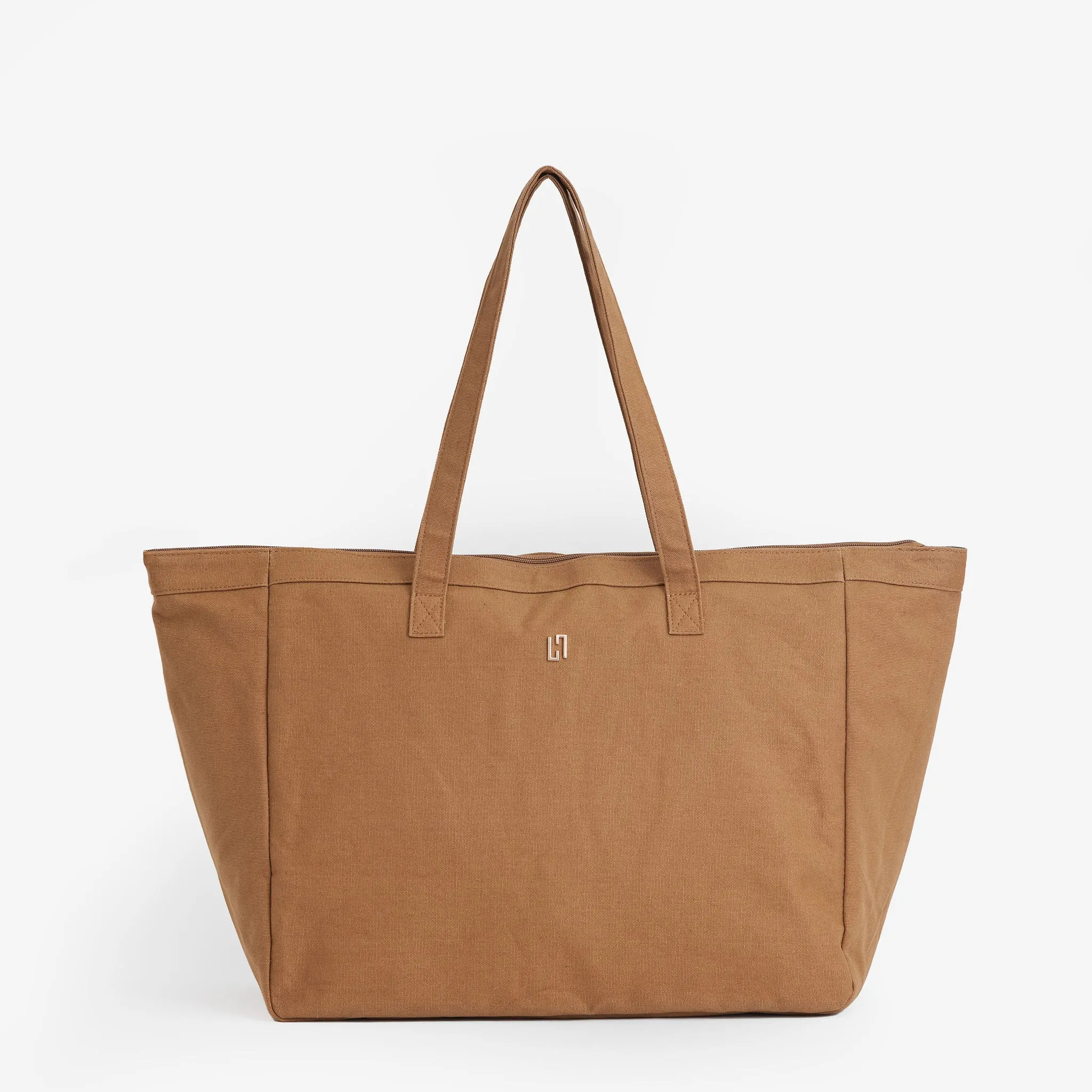 Woollahra Reversible Gym Bag - Khaki/Tan