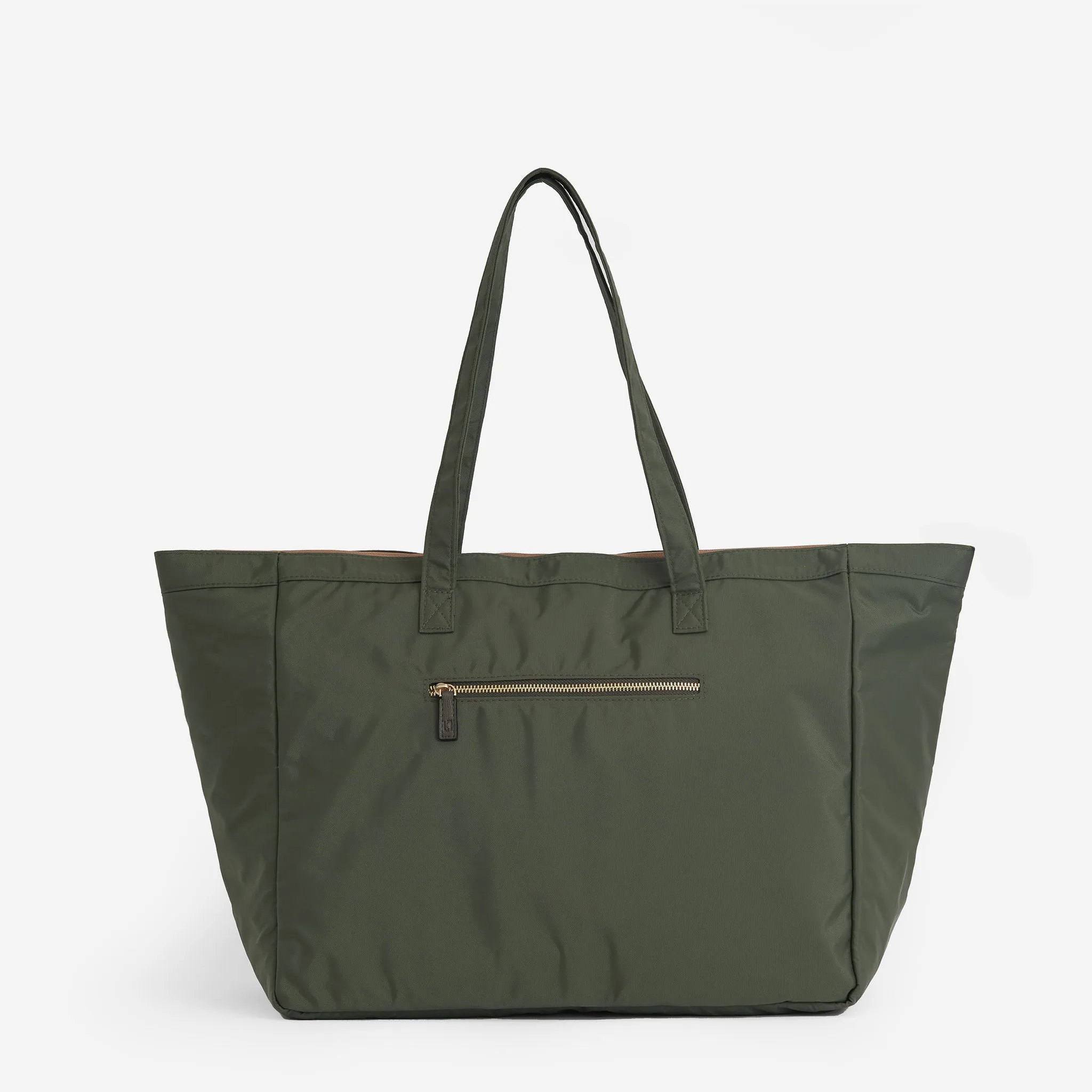 Woollahra Reversible Gym Bag - Khaki/Tan