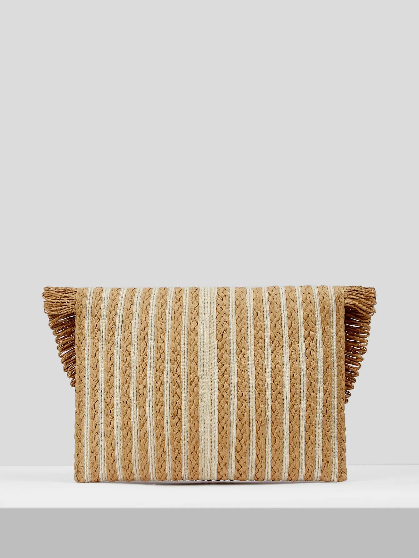 Woven Teen Vector Clutch Bag