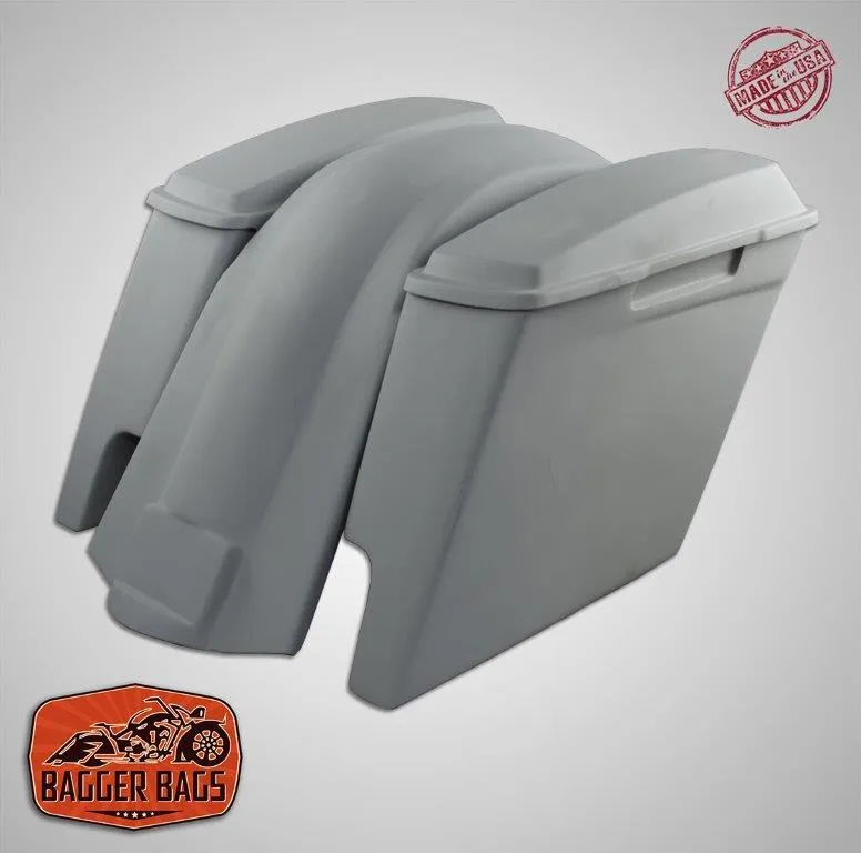 Yamaha Roadstar 6" Extended Stretched Out & Down Bags (1999 - 2007)