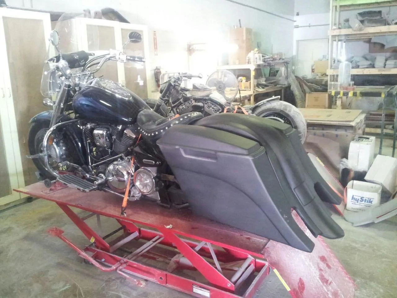 Yamaha Roadstar 6" Extended Stretched Out & Down Bags (1999 - 2007)