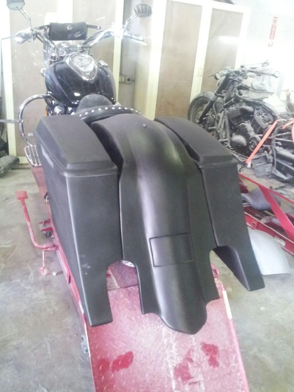 Yamaha Roadstar 6" Extended Stretched Out & Down Bags (1999 - 2007)