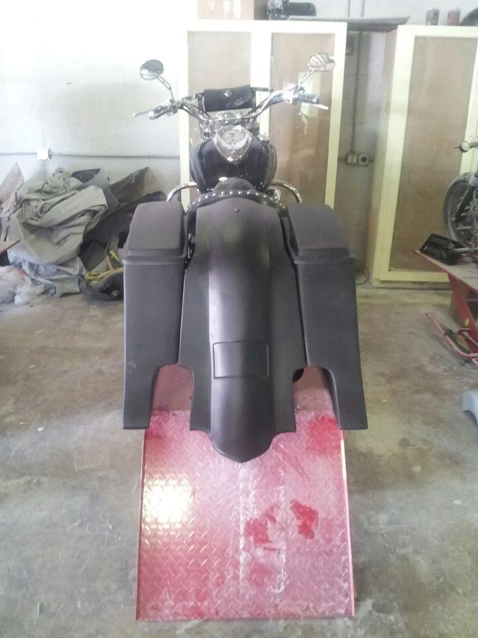 Yamaha Roadstar 6" Extended Stretched Out & Down Bags (1999 - 2007)