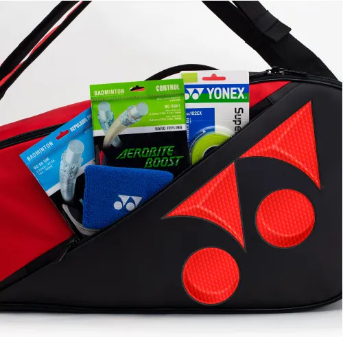 Yonex BAG82226 Active Pro Racquet Bag - 6 Piece - [Charcoal Grey]