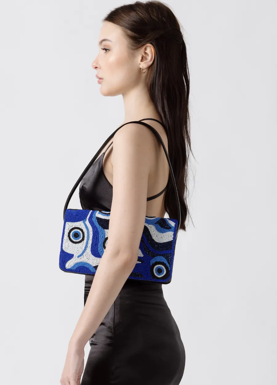 ZOE BAG ~ EMBELLISHED EVIL EYE