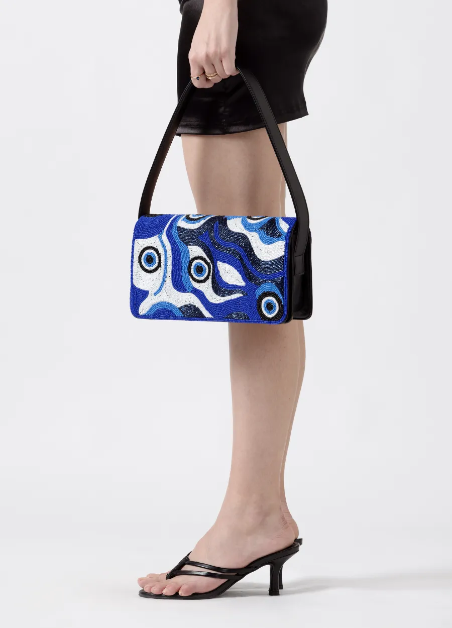 ZOE BAG ~ EMBELLISHED EVIL EYE